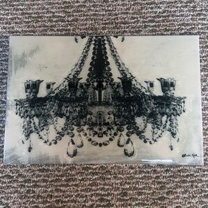 Oliver Gal Chandelier Glossy Finish Wall Art - 15 x 10"